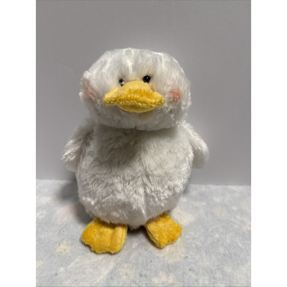 GANZ Webkinz White Duck Plush Stuffed Toy HM148  9" Rosy Cheeks NO CODE